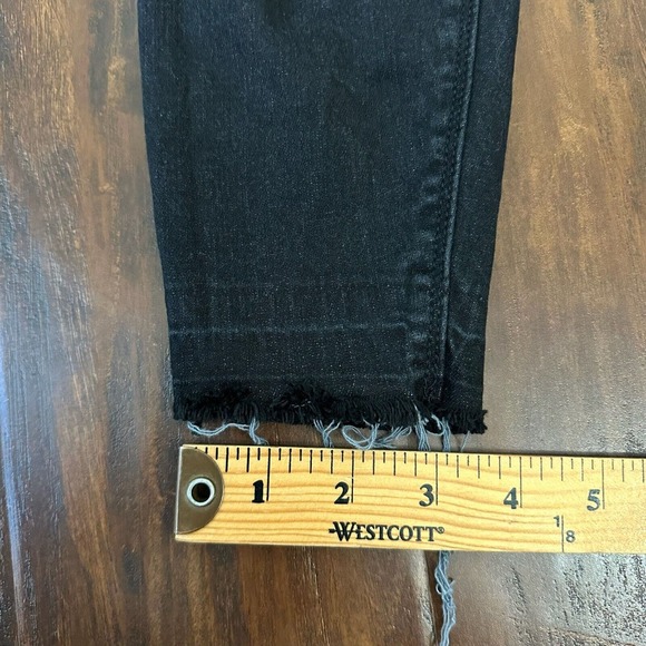 SPANX Distressed Ankle Skinny Jegging Jeans in Vintage Black - Picture 12 of 12